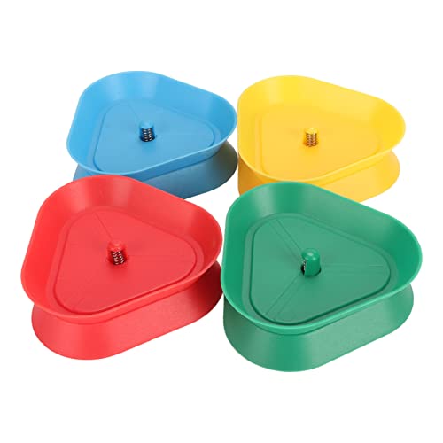 Kartenhalter Spielen, Kartenhalter Spielen Hände Dreieck -Form Poker Rack Halter 4 Gemischte Farben Karten Halter für Erwachsene von Generic