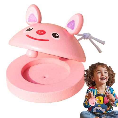 Kastagnetten, Zubehör für Flamingo-Tanz, Perkussionsinstrument aus Holz, sicheres Kastagnetten-Set für Kinder und Erwachsene, zum Üben des Rhythmus, ideal für Enthusiasten Kastagnetten, Zubehör für Flamingo-Tanz, Perkussionsinstrument aus Holz, sicheres Kastagnetten-Set für Kinder und Erwachsene, zum Üben des Rhythmus, ideal für Enthusiasten von Generic
