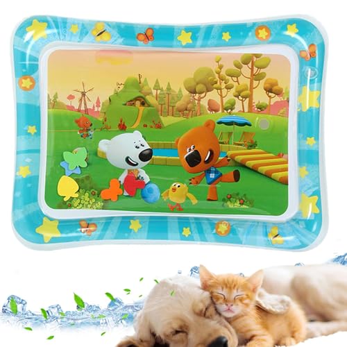 Katzen Wasserbett | Faltbares Hunde Wasserkissen | Aufblasbare Krabbeldecke Dickes Haustierzubehör Zum Schlafen Für Alle Altersstufen Bei Innen & Außen Reise Familien Wohnzimmer Katzen Wasserbett | Faltbares Hunde Wasserkissen | Aufblasbare Krabbeldecke Dickes Haustierzubehör Zum Schlafen Für Alle Altersstufen Bei Innen & Außen Reise Familien Wohnzimmer von Generic