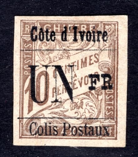 Kayser COTE D Ivoire PAKETMARKEN 1903 Yvert CP 8b * seltene RARITÄT 5000? ! (Z5066 von Generic