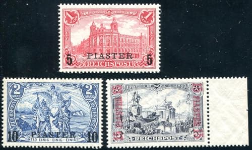 Kayser DEUTSCHE KOLONIEN TÜRKEI 1900 20-22 ** POSTFRISCH sehr SCHÖN mit 22II(H1579 von Generic