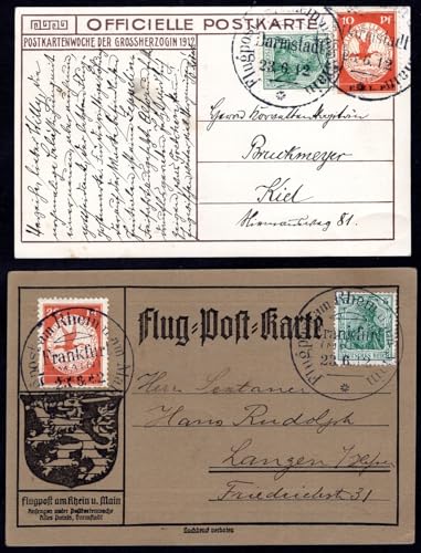 Kayser DR 1912 V-VI Luxus EINZELFRANKATUREN EELP jeweils vorzüglich Attest BPP (E8731 von Generic