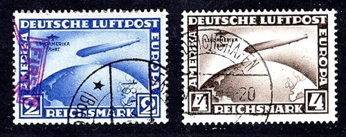 Kayser DR 1930 438-439Y gestempelt SEHR SCHÖNER Satz Zeppelin 900?(Z5397 von Generic