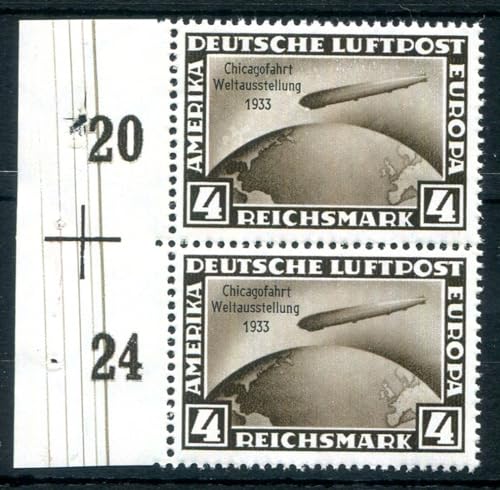 Kayser DR 1933 498 ** POSTFRISCH TADELLOS RANDPAAR mit PASSERKREUZ (Z5828 von Generic