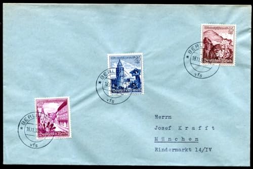 Kayser DR 1938 675-683 FDC ERSTTAGSBRIEF TADELLOS Satz WHW VERSANDTSELLENSTEMPEL (E8344 von Generic