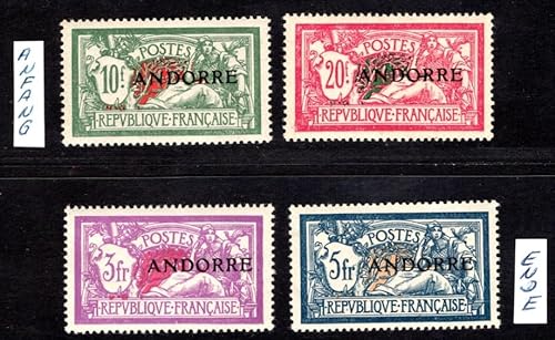 Kayser FRANZÖSISCH Andorra 1931 20-23 ** POSTFRISCH TADELLOS HÖCHSTWERTE 2100?(H1025 von Generic