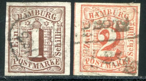 Kayser Hamburg 1859 2,3 gestempelt gepr BPP BESSERE Stempel + 500,-(Z1958 von Generic