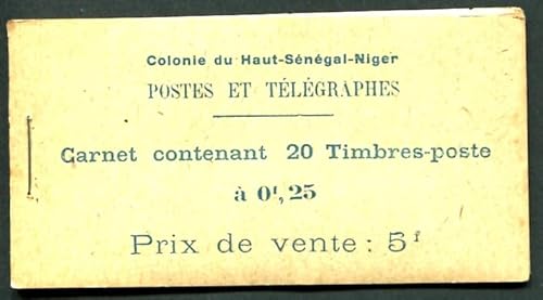 Kayser Haut Senegal Niger 1914 Yvert 25 CARNET ** POSTFRISCH RARITÄT 1600?++(S8086 von Generic