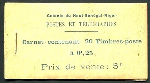 Kayser Haut Senegal Niger 1914 Yvert 25 CARNET ** POSTFRISCH RARITÄT 1600?++(S8087 von Generic