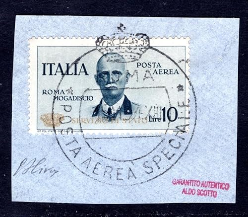 Kayser Italien Dienst 1934 10 gestempelt TADELLOS RARITÄT GESCHWADERFLUG geprüft(E8667 von Generic