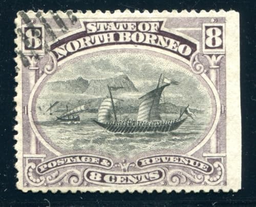 Kayser Nord Borneo 1894 54Ur gestempelt typischer Gefälligkeitsstempel (H0607 von Generic