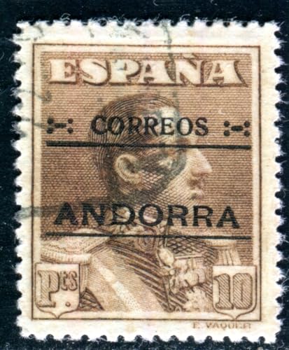Kayser SPANISCH Andorra 1928 12C gestempelt SPITZENWERT 650?(S6552 von Generic