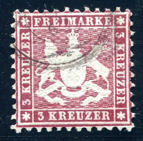 Kayser WÜRTTEMBERG 1863 26d gestempelt Gute Farbe BEFUND Heinrich BPP 850?(S5686 von Generic