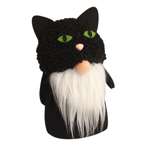 Kein Gesicht mit Hut, weiches Stofftier für Sammler und Fans (Black, 13cm) von Generic