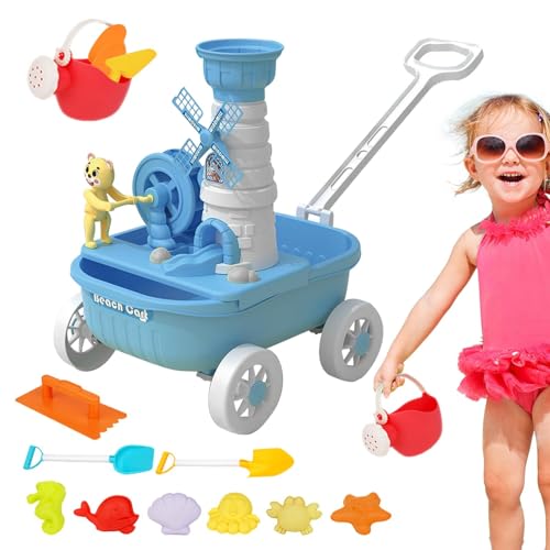 Kids Beach Toys, Strandsandspielzeug | Sandspielset 14 Stücke - Bewässerungsdose, Schaufeln, Rakes, Trolley -Wagen, Marine Animal Formen, Spaß im Freien für Reiseurlaub Kids Beach Toys, Strandsandspielzeug | Sandspielset 14 Stücke - Bewässerungsdose, Schaufeln, Rakes, Trolley -Wagen, Marine Animal Formen, Spaß im Freien für Reiseurlaub von Generic