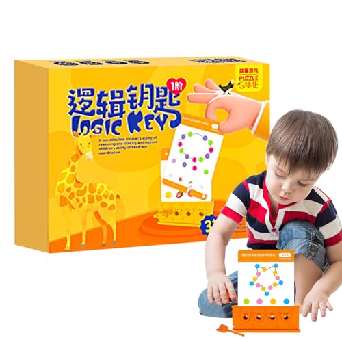 Kids Logic Enhancer Toys, Kids Logic Key Toys | Lustige pädagogische Matching Game Key Toys | Hand-Eye-Koordinierungsverstärker, logisches farbenfrohes Denken unterrichten Hilfsmittel für, Kinder von Generic