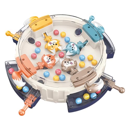 Kinder-Brettspiele - Spielsachen mit Mehrspieler-Bohnen-Bälle | Klassisches Tischspiel Feinmotoriktraining Lehrstuhl Für 2 bis 4 Spieler Kinder Erwachsene von Generic