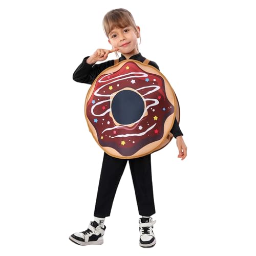 Kinder-Cosplay-Kostüm, Halloween-Essen-Thema, Outfit, Rollenspielkleid für Schulparty-Auftritte Bühnenshows Spaß Cosplay (Khaki, 100) von Generic