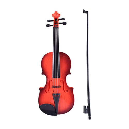 Kinder Geigenspielzeug - Simulierte Geige Simuliertes Kind Akustisches Geigenspielzeug Verstellbare Saite Musikalischer Anfänger Instrumentenpraxis Entwickeln, helle Farbe von Generic