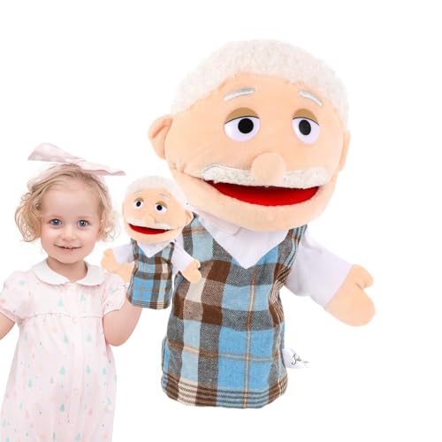 Kinder Handpuppe, Kinderpuppen - Kinderpuppenspielzeug von Kindern - realistische Plüschpuppen - Kinderfamilienpuppen -, Mädchen, bewegliche Mundpuppe - weiche Plüschpuppe Kinder Handpuppe, Kinderpuppen - Kinderpuppenspielzeug von Kindern - realistische Plüschpuppen - Kinderfamilienpuppen -, Mädchen, bewegliche Mundpuppe - weiche Plüschpuppe von Generic