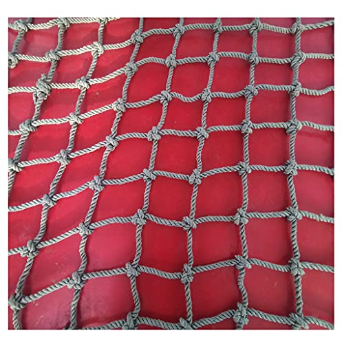 Kinder-Kletternetz, Indoor Entertainment Schutz Sicherheitsnetz, Robuste Langlebige Outdoor Fitness Seilnetze, Durchmesser 8mm, Gitter 8cm(8mm-10cm,2X6m/6.6X19.69ft) von Generic