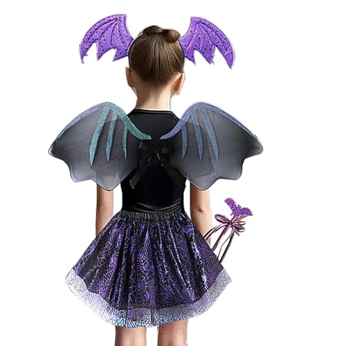 Kinder Kostüm – Halloween-Kostüm, -Kostüm für Mädchen, Halloween-Kostüm-Set für Kinder, Verkleidung für Themenpartys von Generic