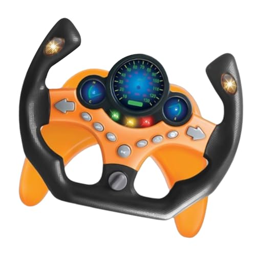 Kinder-Lenkrad | Kinder-Lenkrad für Rücksitz, interaktives Lenkrad zum Spielen und Fahren, Kinderspielzeug mit Licht und Sound, tragbares Fahrlenkrad-Spielzeug Kinder-Lenkrad | Kinder-Lenkrad für Rücksitz, interaktives Lenkrad zum Spielen und Fahren, Kinderspielzeug mit Licht und Sound, tragbares Fahrlenkrad-Spielzeug von Generic