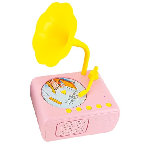 Kinder-Phonograph mit 96 Karten, musikalisches Sinnesspielzeug, Hören mit Geschichten und Musik, Spielzeug for Kinder 1-8 Jahre von Generic
