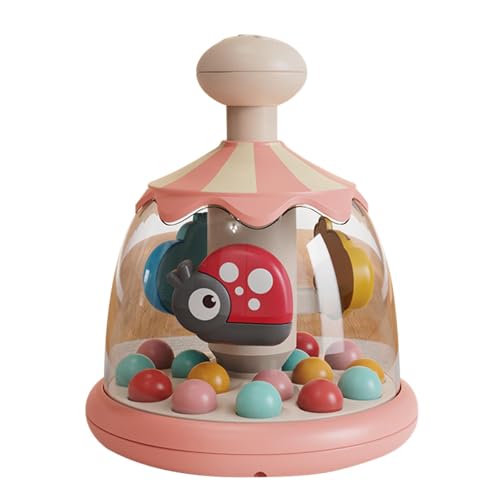 Kinder Press Drehspielzeug - Musikalisches Leuchtenden, Figuren Attraktion Babyspielzeug | Pädagogisches Motorikspielzeug Kleinkinder, Drehendes Presskarussell Für Spaß Entwicklung Kinder Press Drehspielzeug - Musikalisches Leuchtenden, Figuren Attraktion Babyspielzeug | Pädagogisches Motorikspielzeug Kleinkinder, Drehendes Presskarussell Für Spaß Entwicklung von Generic