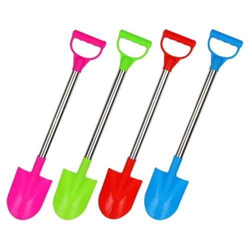 Kinder-Strandschaufel, 53,2 cm, Changsha-, Gartenwerkzeug, Schneeschaufel, Stabiler Edelstahlgriff, ABS-Kunststoffschaufel zum Graben von Sand Schnee, Set (1 Stück, zufällige Farbe) Tne605 (53x10cm) von Generic