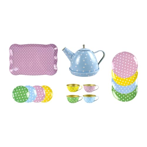 Kinder-Teeservice, Nachmittagstee, Spielset, Küchenspielzeug, Teekanne, Tassen-Set, Teeparty-Set für Kinder, Geburtstagsgeschenk, Alter 3 4 5 6, Blau Kinder-Teeservice, Nachmittagstee, Spielset, Küchenspielzeug, Teekanne, Tassen-Set, Teeparty-Set für Kinder, Geburtstagsgeschenk, Alter 3 4 5 6, Blau von Generic
