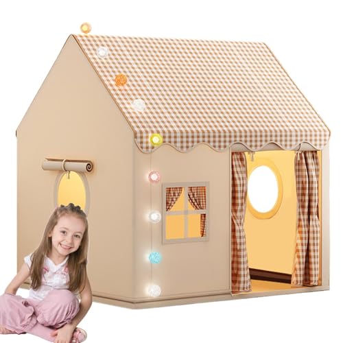 Kinder Zelt Indoor - Playhouse Zelt, Kinder Playhouse Pavilion | Einfach Tragbaren Raum -Montage Play Pavilion, Faltbares Spielzelt Geräumige Nette Zone Kompatibel Für Kleinkind Indoor Outdoor von Generic