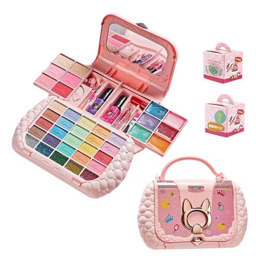 Kinder spielen Make-up, Mädchen spielen Make-up | Waschbares Make-up-Set für Kinder für Mädchen - Echtes Make-up-Set für Mädchen mit Spiegeln für Prinzessinnen, Spielzeug von c Kinder spielen Make-up, Mädchen spielen Make-up | Waschbares Make-up-Set für Kinder für Mädchen - Echtes Make-up-Set für Mädchen mit Spiegeln für Prinzessinnen, Spielzeug von c von Generic