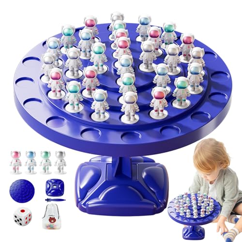 Kinderbalancing Brettspiel - Astronaut Balancing Scale Toy, Bildungsraum Puzzle | STEM -Lernen Lernende Aktivitäten für Feinmotorik, Desktop -Schwerkraft -Puzzle Gegengewichtsspiel für Fami von Generic