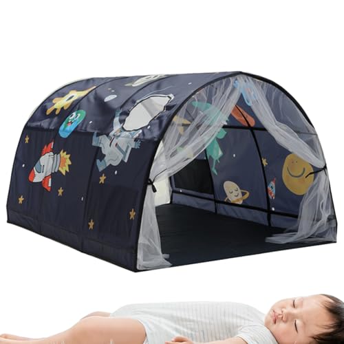 Kinderbett – Himmelbett für kleine Kinder | Bodenmatte für Zuhause, Netzstoff für Spielhaus, Schlafzimmer, Garten von Generic