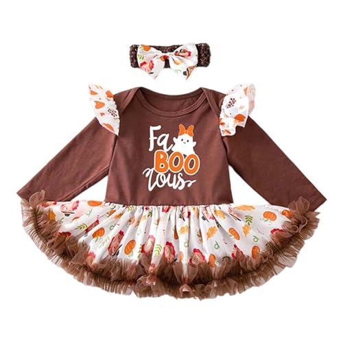 Kinderpullover Für Mädchen 140 Halloween-Outfit-Set für Babymädchen, süßes Kürbis-Langarmkleid mit Schuhen, 3-teiliges Kostüm für Kleinkinder von 0 bis 24 Monaten, Party, Urlaub, Verkleidung Kinderpullover Für Mädchen 140 Halloween-Outfit-Set für Babymädchen, süßes Kürbis-Langarmkleid mit Schuhen, 3-teiliges Kostüm für Kleinkinder von 0 bis 24 Monaten, Party, Urlaub, Verkleidung von Generic