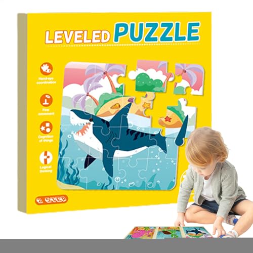 Kinderrätsel, Rätsel für Kinder | Magnetische Rätsel für Kleinkind | Cartoon Animal Educational Toys Vorschule Lernaktivitäten Spiel für Reisen und Auto von Generic
