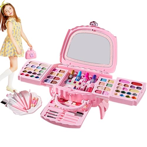 Kinderschminke | Spielschmink-Set Für Mädchen | Natürlicher Reisefreundlicher Waschbarer Kosmetik Für Kinder Von 3 Bis 12 Jahre Spielen Feste & Veranstaltungen Geburtstag Rollenspiel Kinderschminke | Spielschmink-Set Für Mädchen | Natürlicher Reisefreundlicher Waschbarer Kosmetik Für Kinder Von 3 Bis 12 Jahre Spielen Feste & Veranstaltungen Geburtstag Rollenspiel von Generic