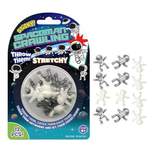 Kinderspielzeug - Buntes elastisches Spielzeug, realistischer klebriger Scherz | Mini Kreaturen mit vertikaler Bewegung für Party Halloween Spiel Geschenk Scherzdekorationen von Generic