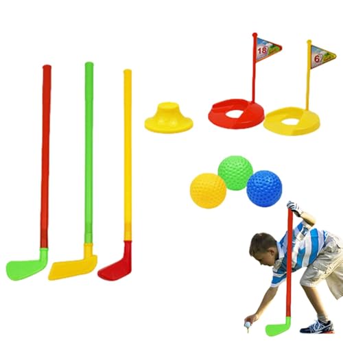 Kinderspielzeug Golfset | Golfspielzeugkit Für - Indoor -Übungsspiel Mit Training Mit Golfbällen Und Clubs Ausrüstung, Golfspielzeug Für Und Mädchen Kinderspielzeug Golfset | Golfspielzeugkit Für - Indoor -Übungsspiel Mit Training Mit Golfbällen Und Clubs Ausrüstung, Golfspielzeug Für Und Mädchen von Generic