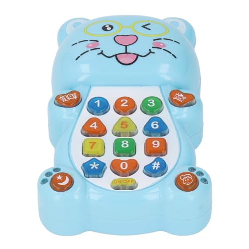 Kinderspielzeug für Kindermusik, Intelligentes Lerngerät für Kognitive in Ihrem Tragbaren Cartoon, um Zahlen zu Kennen (Blue) von Generic
