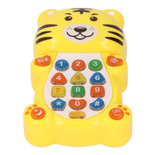 Kinderspielzeug für Kindermusik, Intelligentes Lerngerät für Kognitive in Ihrem Tragbaren Cartoon, um Zahlen zu Kennen (Yellow) von Generic