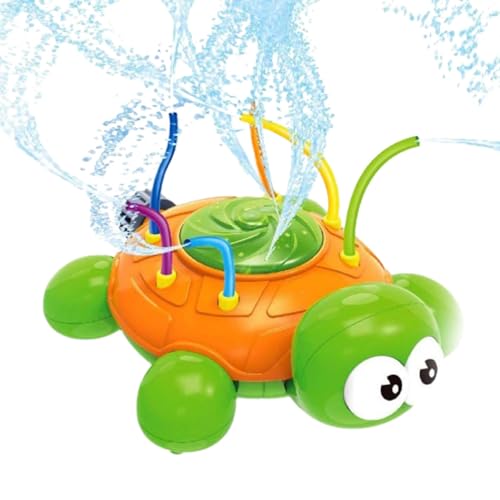 Kindersprinkler für den Garten, Schildkrötensprinkler - Rotierende Schildkröte Kannibalenblume Kinder Sprinklerspielzeug,Wasserspielzeug für den Außenbereich, sommerliche Spritzwasseraktivitäten für d von Generic