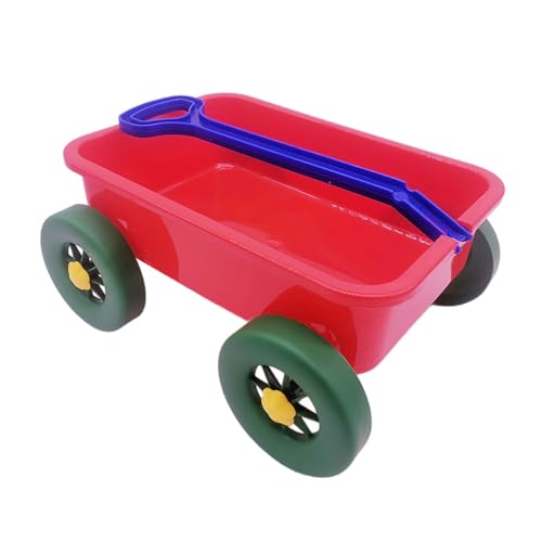 Kinderwagen Spielzeug, Sommer Sand Spielzeugwagen, Outdoor Indoor Spielzeug, Strandspiel Baufahrzeug, Rot von Generic