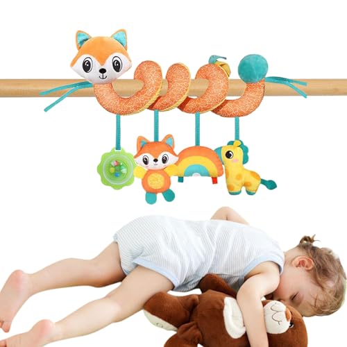 Kinderwagen Spielzeug - Autositzspielzeug, Neugeborenes Betthängespielzeug | Beruhigende Reisebrettung Aktivität, Autositz Mobile, Baby-Spiralautos Und Kinderwagen Für Babys 0-3 Jahre Babys Kinderwagen Spielzeug - Autositzspielzeug, Neugeborenes Betthängespielzeug | Beruhigende Reisebrettung Aktivität, Autositz Mobile, Baby-Spiralautos Und Kinderwagen Für Babys 0-3 Jahre Babys von Generic