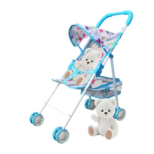 Kinderwagen für S – Spielen Sie Kinderwagen, spielen Sie Heimspielzeug mit einem bequemen Griff, Kreativität und Fantasie stimulieren die süßen Bären und die Kinder des Babys Kinderwagen für S – Spielen Sie Kinderwagen, spielen Sie Heimspielzeug mit einem bequemen Griff, Kreativität und Fantasie stimulieren die süßen Bären und die Kinder des Babys von Generic