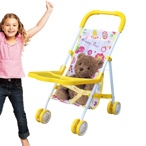 Kinderwagen für | Spielen Sie Kinderwagen – Spielen Sie Spielzeug zu Hause mit einem bequemen Griff, Kreativität und Fantasie stimulieren die süßen Bären und die Babys Kinderwagen für | Spielen Sie Kinderwagen – Spielen Sie Spielzeug zu Hause mit einem bequemen Griff, Kreativität und Fantasie stimulieren die süßen Bären und die Babys von Generic