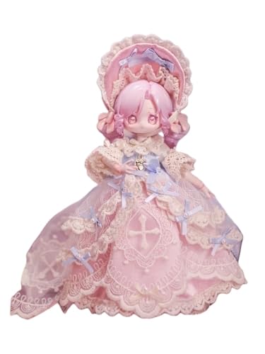 Kiseki Vintage Treasures Series OB11 1/12 Mjd Action Sammelfigur Anime-Modell Geschenk 1/12 BJD Puppenspielzeug,Keine zusätzlichen Geschenke(Pink) von Generic