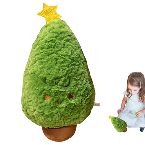 Kissen in Form eines Weihnachtsbaums, Plüsch, Partydekoration, 30,5 cm (12 Zoll), Plüschtier, Weihnachtsbaumspielzeug, Souvenirs von Generic