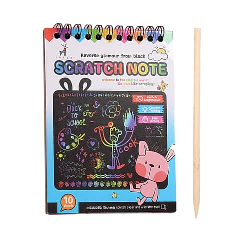 Kits Mit Kratzpapier, Seilkunstpaket, Farbiges Carnet Bastelset, Kratzpapier, Bastel-Set für Geburtstag, Weihnachten, Neujahr Kits Mit Kratzpapier, Seilkunstpaket, Farbiges Carnet Bastelset, Kratzpapier, Bastel-Set für Geburtstag, Weihnachten, Neujahr von Generic
